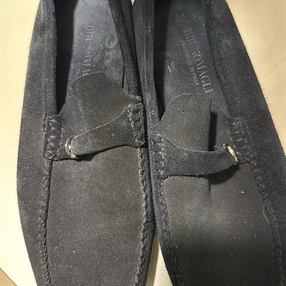 Men’s Brunomagli made in Italy Sz 91/2 black suede
